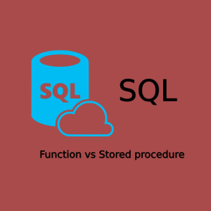 مقایسه بصری بین توابع و روالهای ذخیره شده در SQL Server با نمایش کدهای نمونه و نمودار ارتباطی