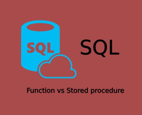 مقایسه بصری بین توابع و روالهای ذخیره شده در SQL Server با نمایش کدهای نمونه و نمودار ارتباطی